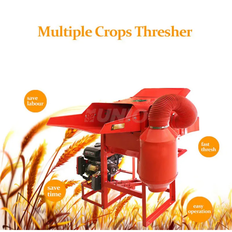 Rice Thresher Machine - Multi Crop Sheller Mini Wheat Paddy