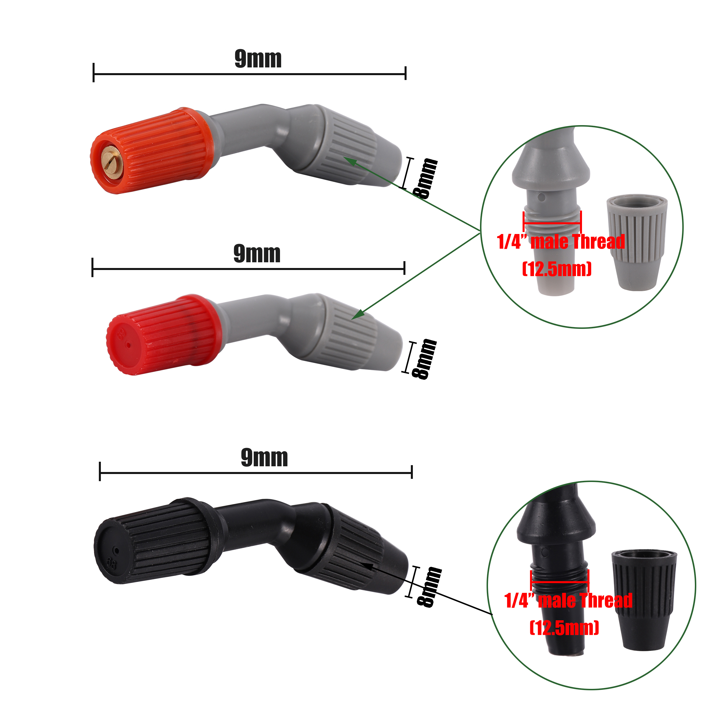 Adjustable Sprayer Nozzle Tip  - Orchard Sprayer Tractor 评论和价格
