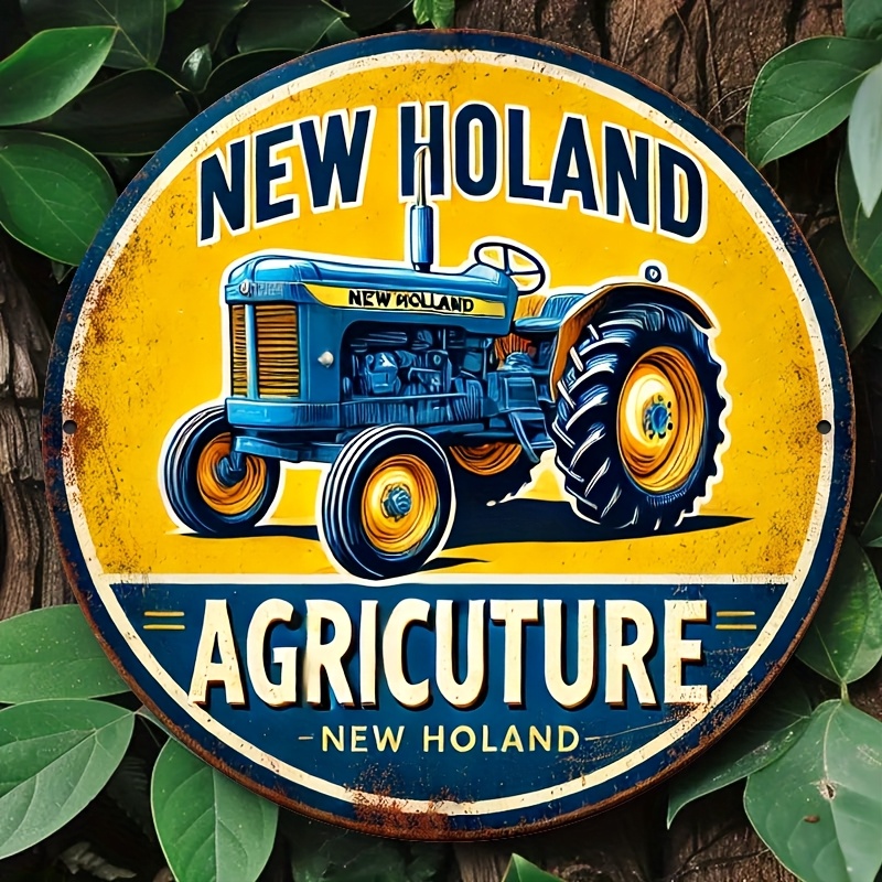 Wooden Sign New Holland Agricu - Agriculture Farm House 评论和价格
