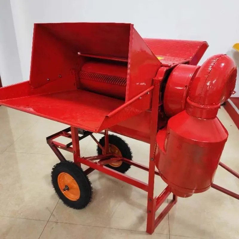 Portable Rice Wheat Beans Mill - Rice Thresher Machine 评论和价格