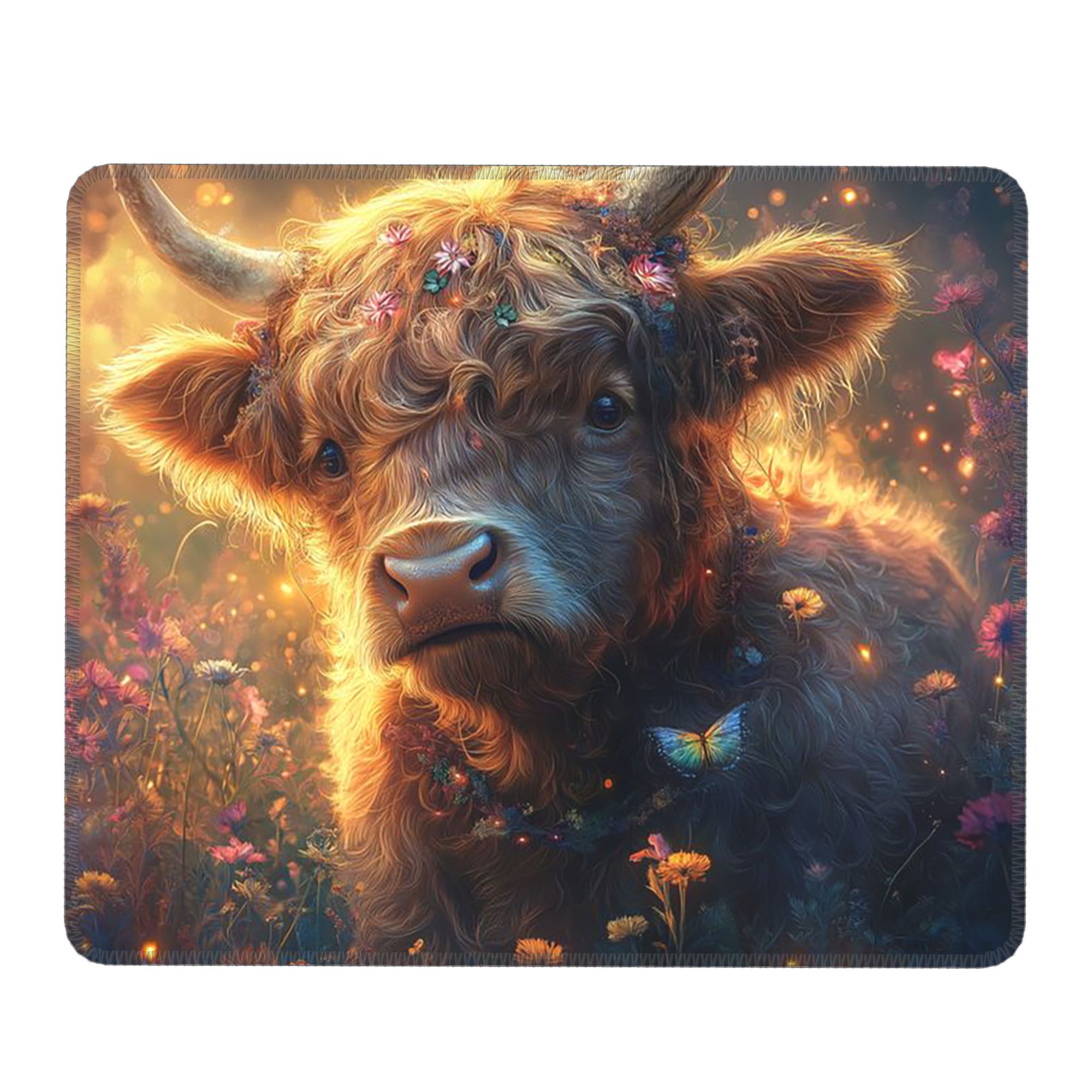 Highland Cow In Magical Forest - Cow Mat Rubber 评论和价格