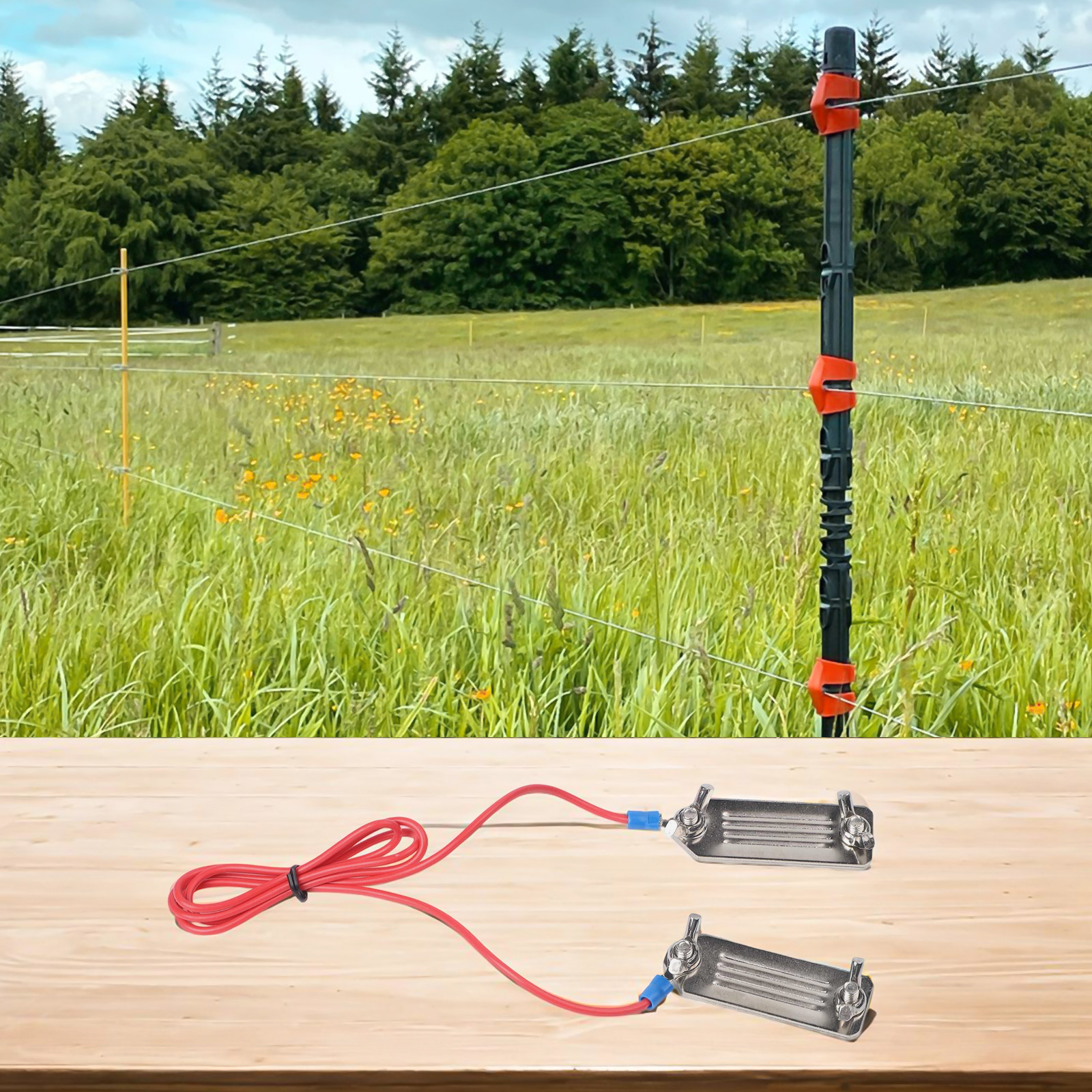 Clip Electric Tape Connector S - Agriculture Goat Farming 评论和价格