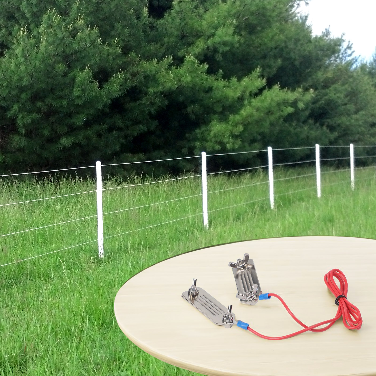 Clip Electric Tape Connector S - Agriculture Goat Farming 评论和价格