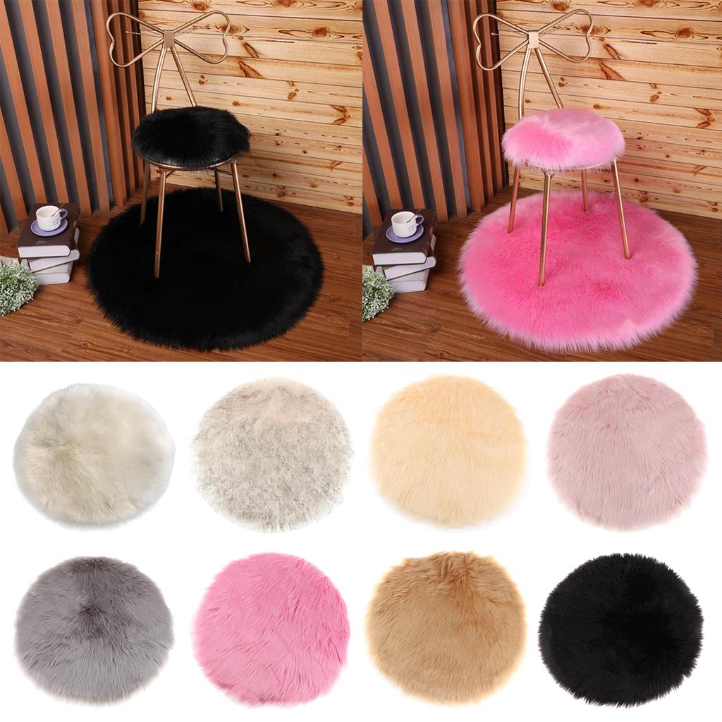 Faux Fur Sofa Seat Cushion Pad - Cow Mat Rubber 评论和价格