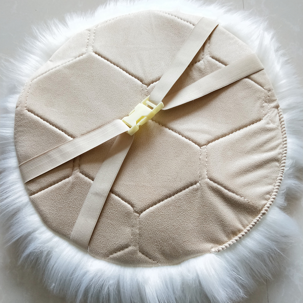 Faux Fur Sofa Seat Cushion Pad - Cow Mat Rubber 评论和价格