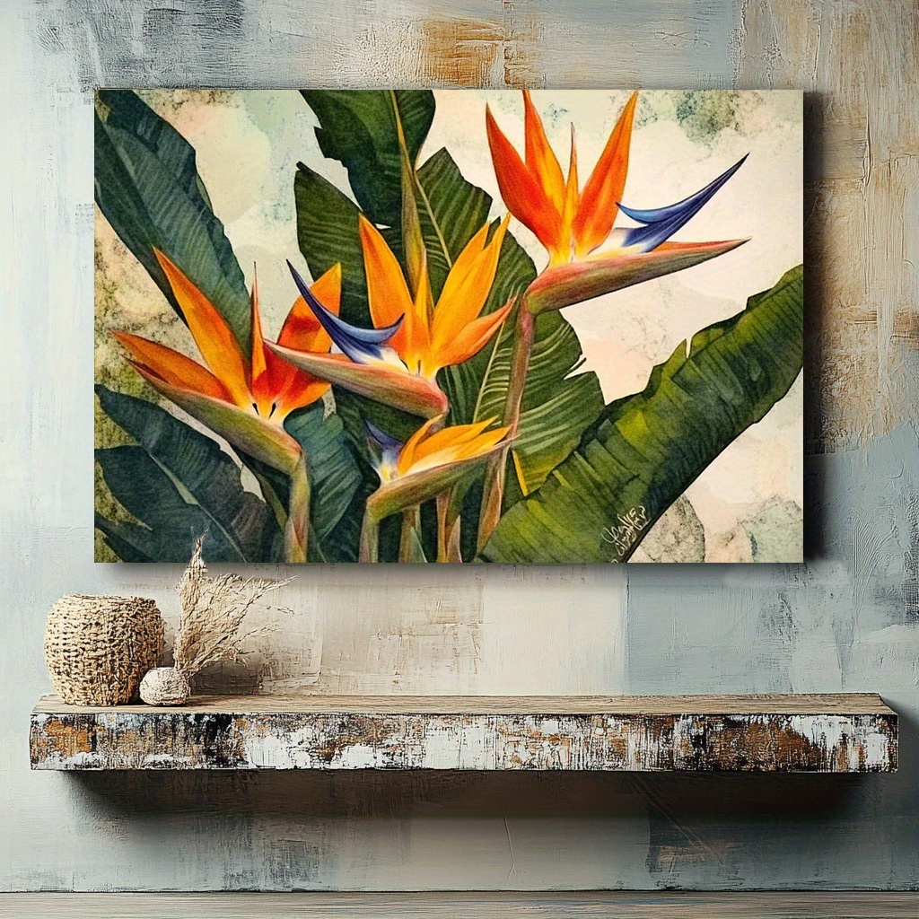 Vibrant Tropical Orchid Poster - Orchard Sprayer Tractor 评论和价格