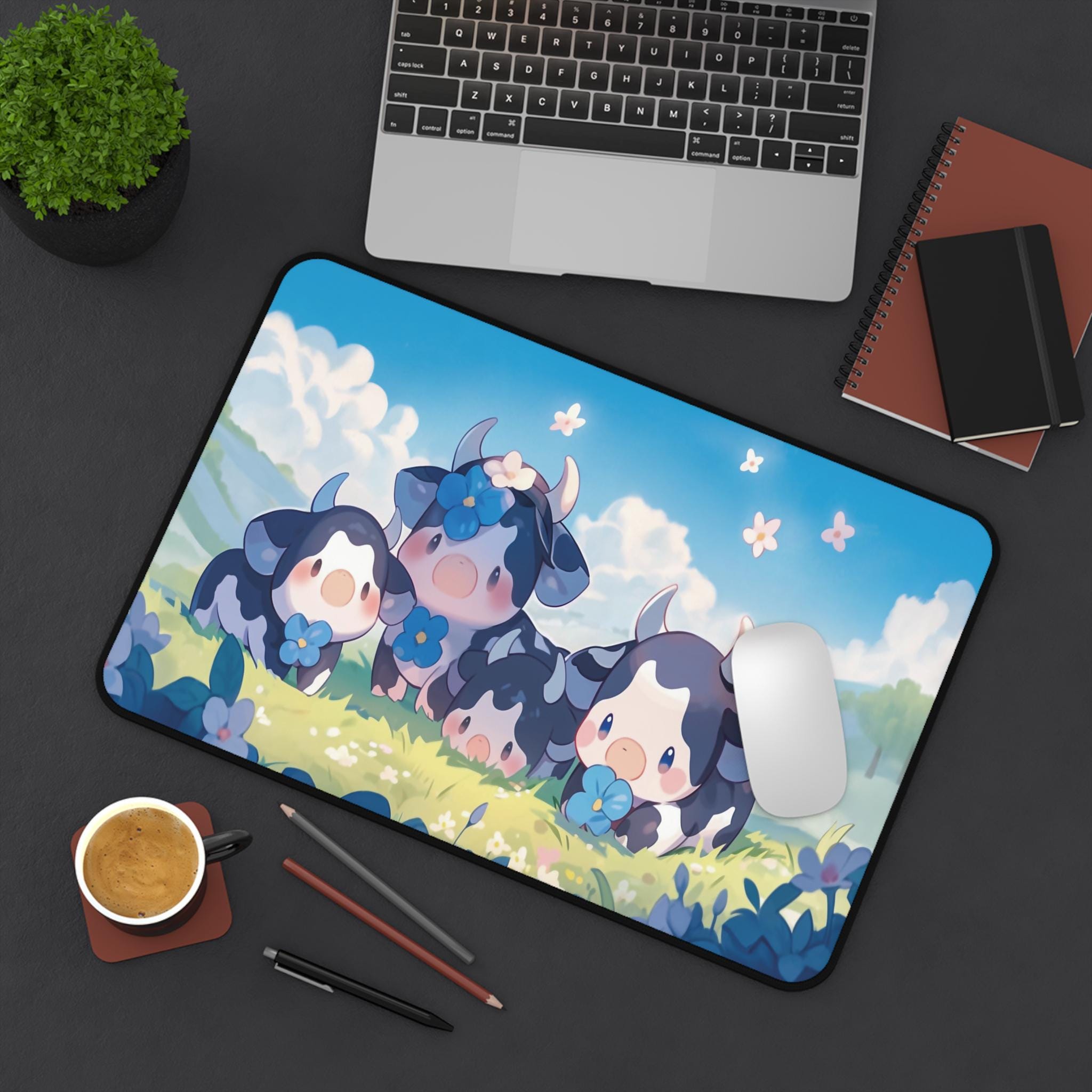 Cute Cow Table Pad, Cute Cow P - Cow Mat Rubber 评论和价格
