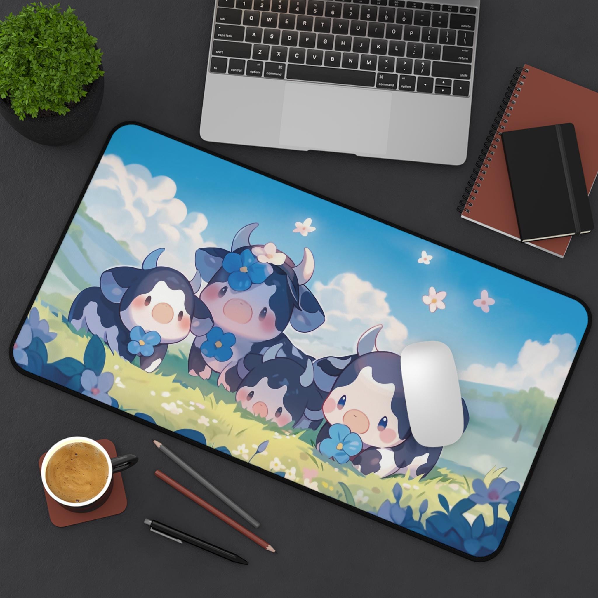 Cute Cow Table Pad, Cute Cow P - Cow Mat Rubber 评论和价格