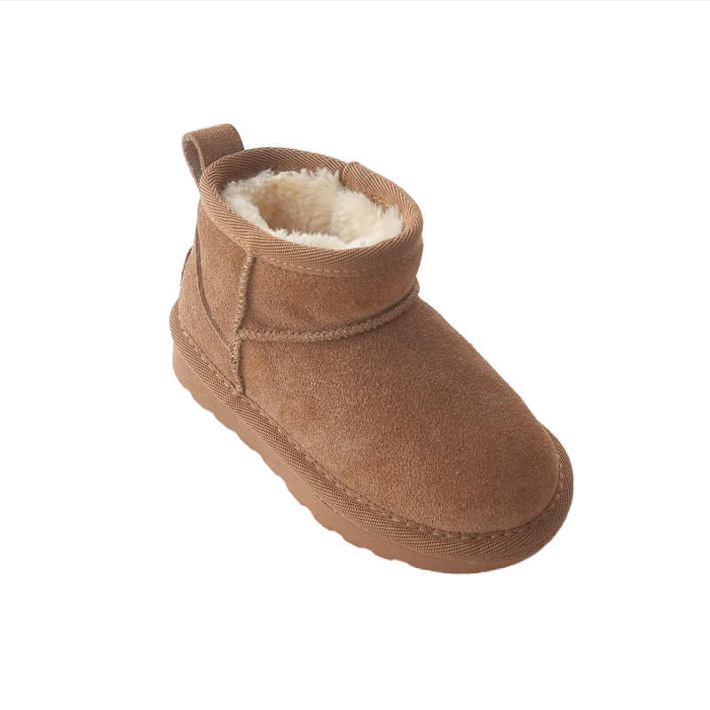 Children Winter Snow Boots Bab - Cow Mat Rubber 评论和价格