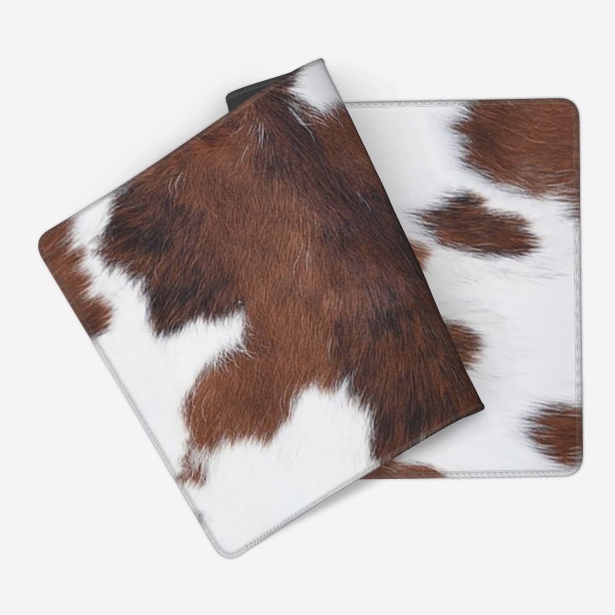 Large Mouse Pad Cow Skin Patte - Cow Mat Rubber 评论和价格
