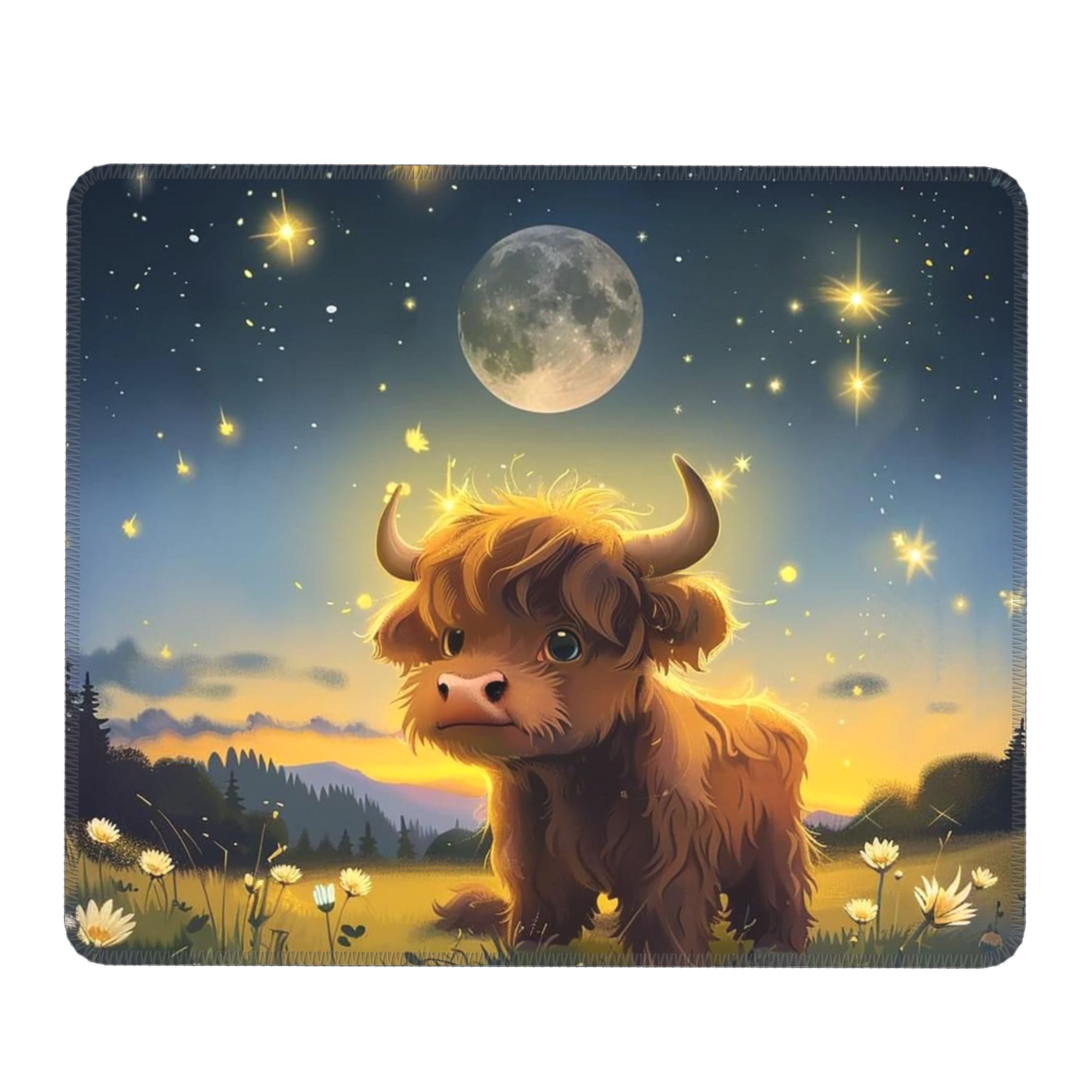 Highland Cow In Magical Forest - Cow Mat Rubber 评论和价格