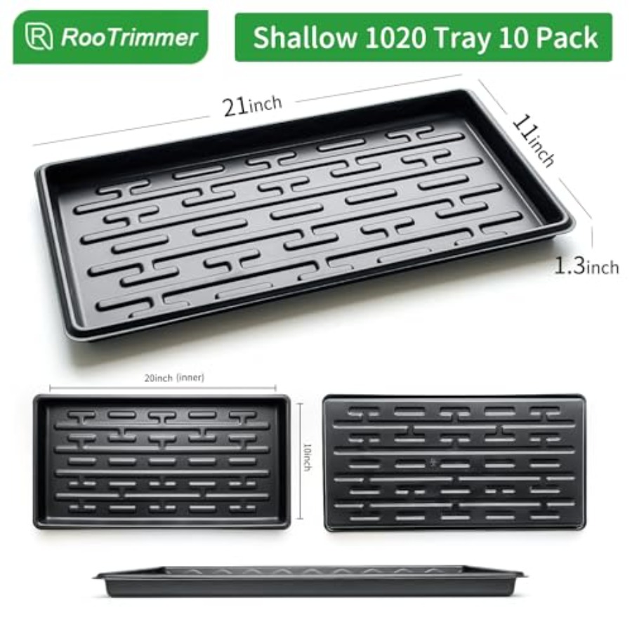Shallow 1020 Nursery Flat Tray - Nursery Plug Tray 评论和价格