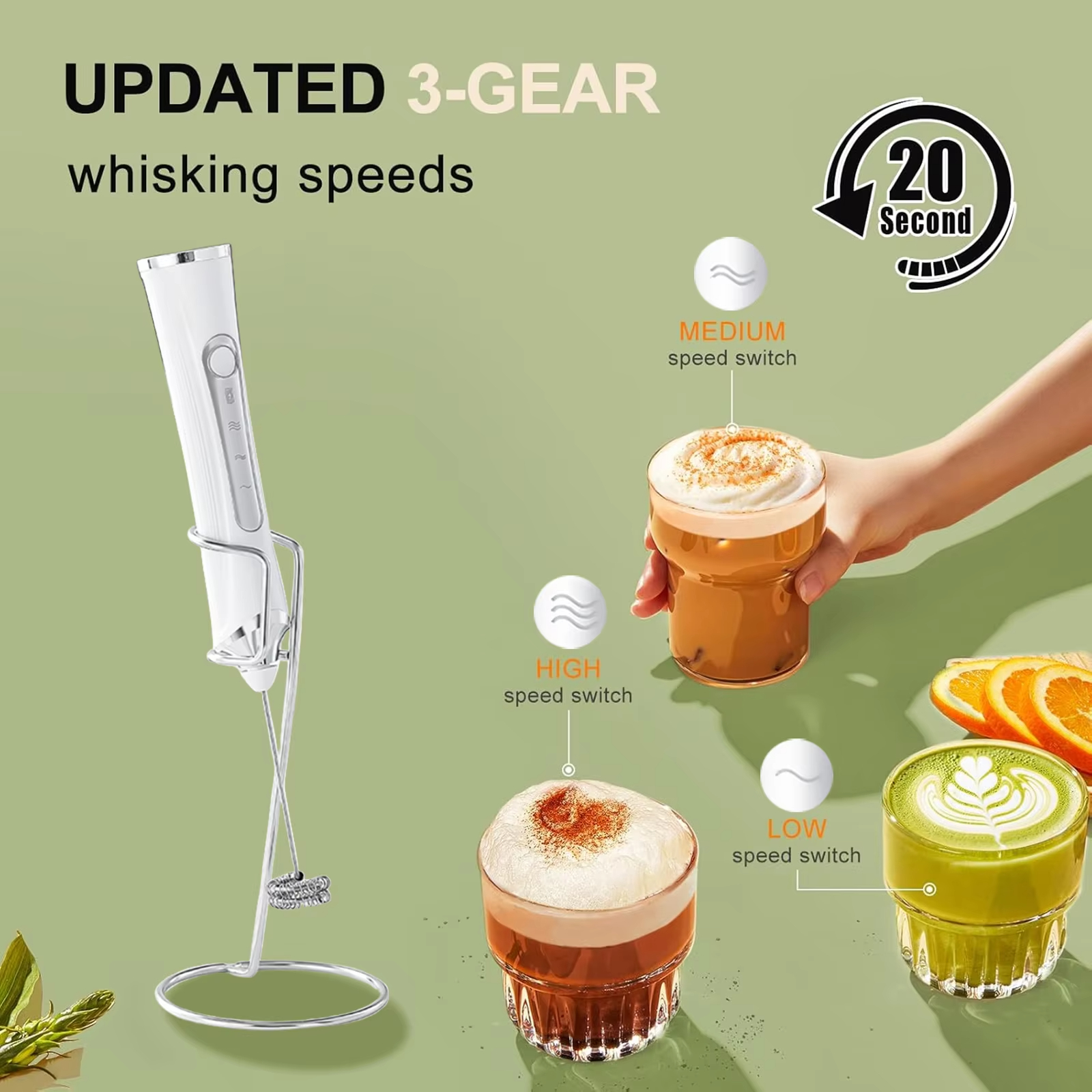 1 electric milk frother, dual  - Rice Thresher Machine 评论和价格
