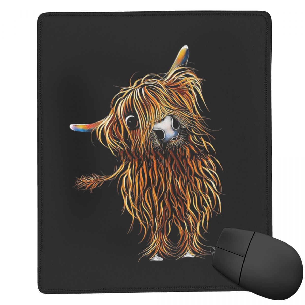 Highland Cow Print 7x9 in 22x1 - Cow Mat Rubber 评论和价格