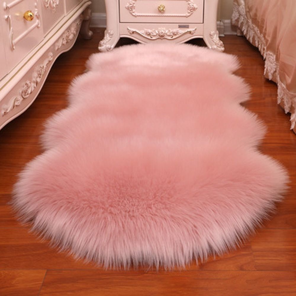 Artificial Sheepskin Long Hair - Cow Mat Rubber 评论和价格