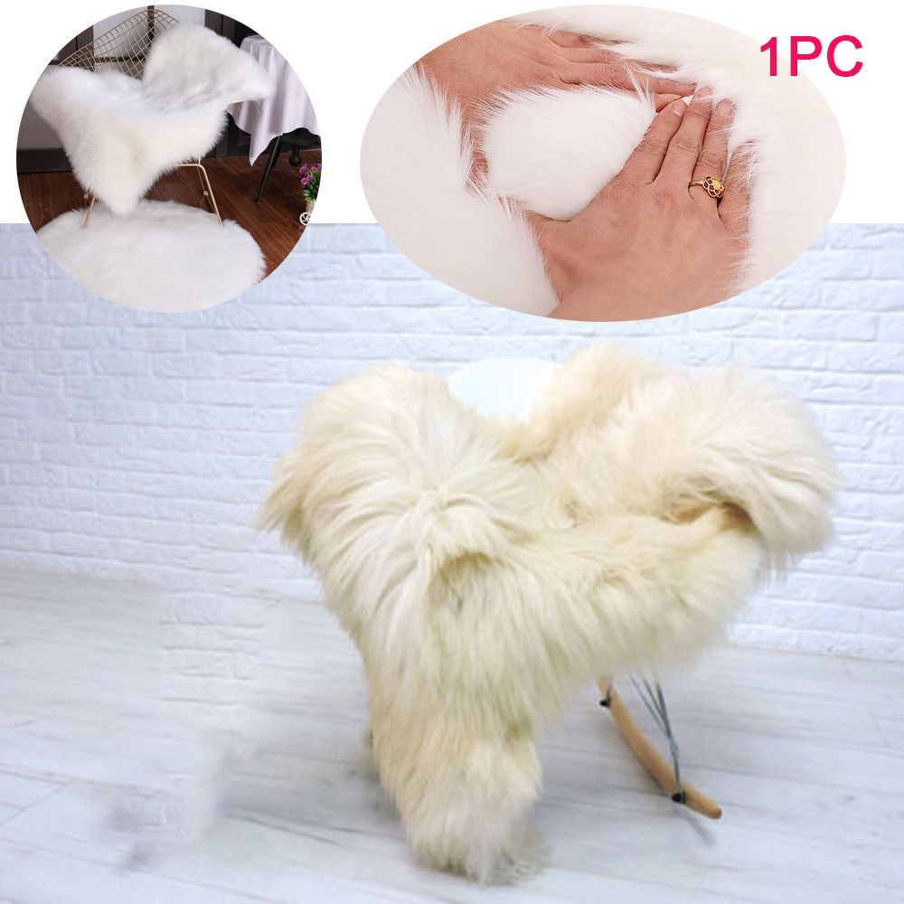 Artificial Sheepskin Long Hair - Cow Mat Rubber 评论和价格