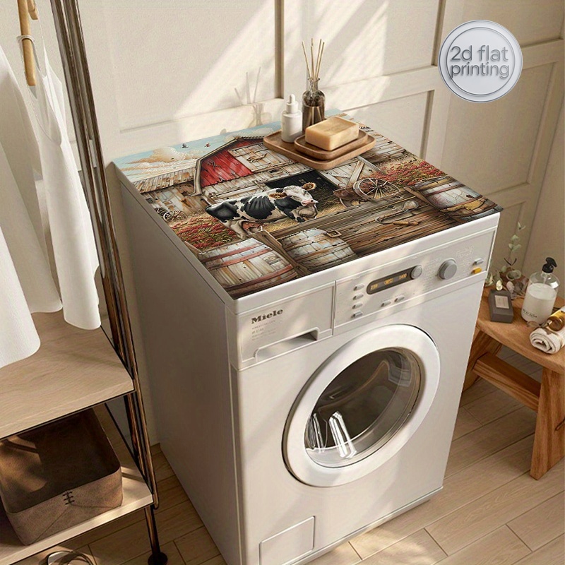 1pc Non-Slip Washer & Dryer To - Cow Mat Rubber 评论和价格